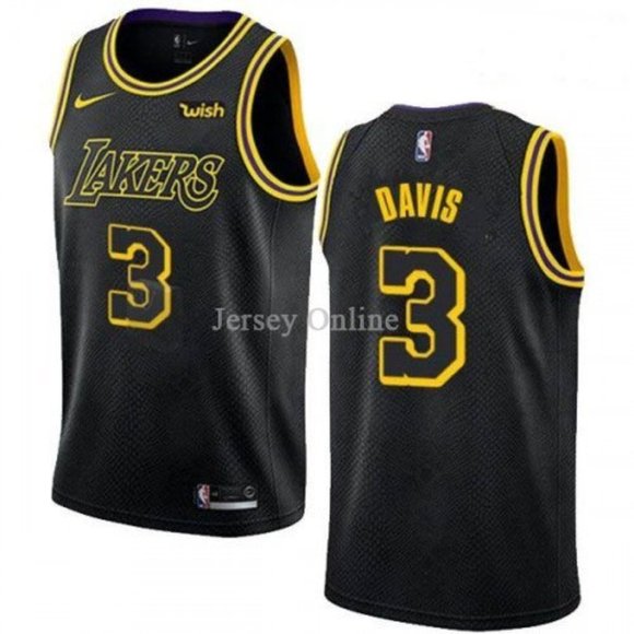 #3 Anthony Davis Black City Edition Jersey #3 Anthony Davis Black City Edition Jersey